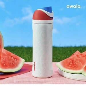 Owala Target Special Edition 24oz (Red/White/Boom) **Glow In The Dark*
